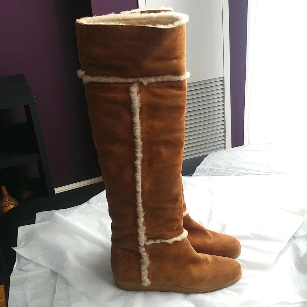 Michael Kors suede winter boots